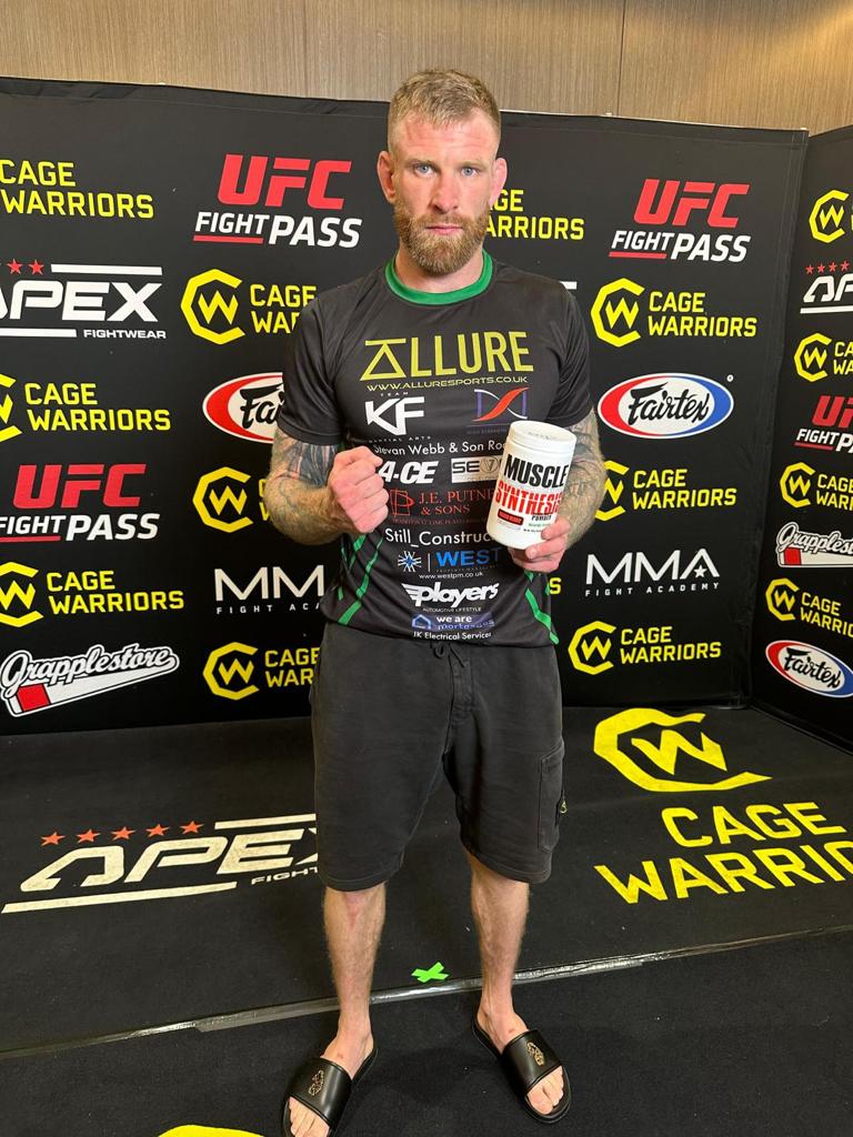 James Webb weighs in for his Cage Warriors Championship fight