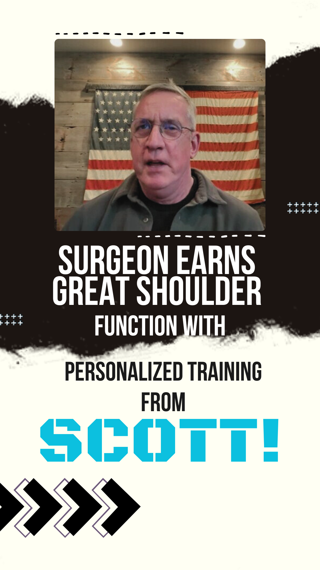 12 Week Personalized Program client improves physique and reduces shoulder pain.